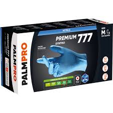 GUANTI NITRILE BLU CLORINATI PZ. 100
